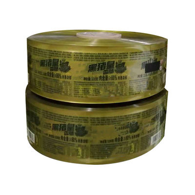 Film Kemasan Plastik Berkualitas Pangan Roll High Barrier PVDC Wrap Packaging Film Untuk Sosis Daging