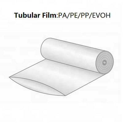 Fleksibel Vacuum Packaging Film Tube Roll Tubular PA PE Plastic Food Stretch Film