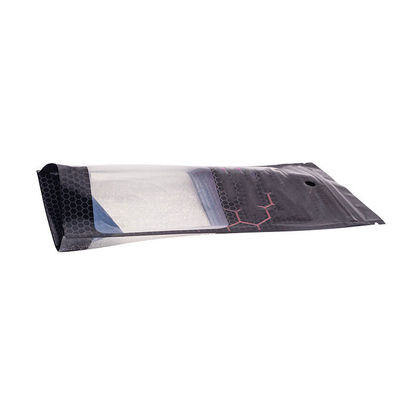PVDC Lapisan PET Multilayer Plastik Berdiri Up Zip Lock Kantong Custom Ketebalan 100-130 Mikron