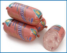 Cetak kustomisasi Sosis Casing Plastik Rolls Instant Ham Asap PVDC Lining atas bawah Termal Forming