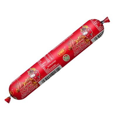 Cetak kustomisasi Sosis Casing Plastik Rolls Instant Ham Asap PVDC Lining atas bawah Termal Forming