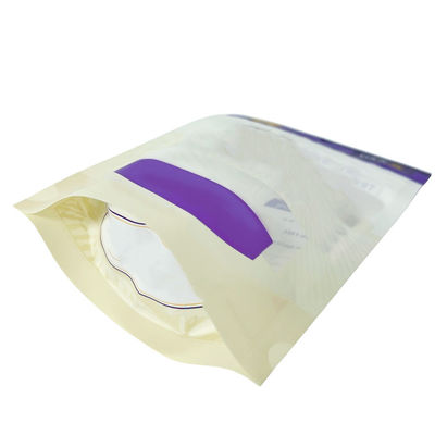 Matte Glossy Finish Stand Up Zipper Bag PVDC Polyester Laminated Untuk Pet Treat