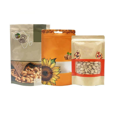 Ziplock Bau Proof Stand Up Kantong Custom Printed Bags Untuk Kemasan Makanan