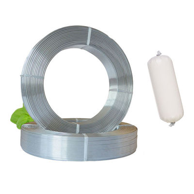 Makanan Sosis Casing Segel Roll Of Aluminium Wire Klip ф2.1mm 570m Panjang