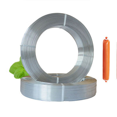 Makanan Sosis Casing Segel Roll Of Aluminium Wire Klip ф2.1mm 570m Panjang