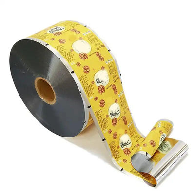 Kemasan Cetak PVDC Laminated Bags Roll With Zipper Untuk Makanan