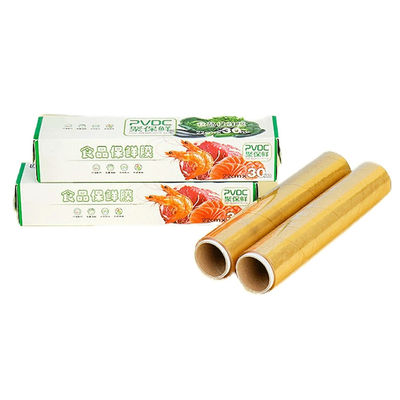 Ramah Lingkungan Tidak beracun PVDC Menjaga Makanan Segar Cling Film Wrap Untuk Microwave