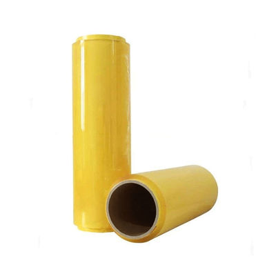 Pengelupasan makanan segar Film perekat PVDC transparan Film perekat Slide Cutter Stretch Film