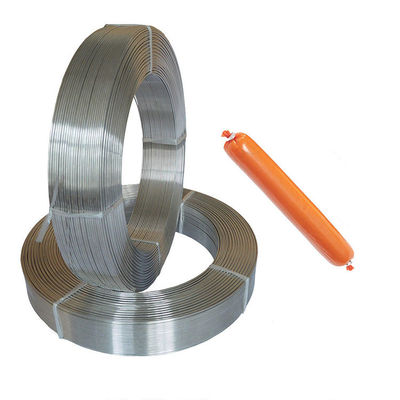 5.5kg/Roll Tingkat Tertinggi Klip Garis Aluminium Berkualitas Pangan Untuk Casing Sosej