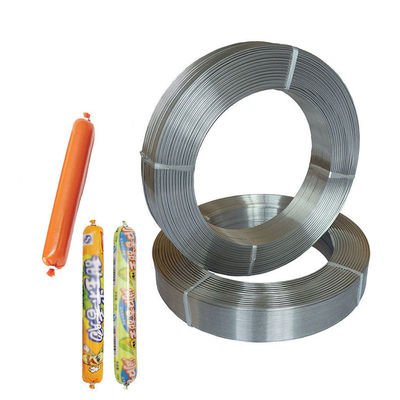 5.5kg/Roll Tingkat Tertinggi Klip Garis Aluminium Berkualitas Pangan Untuk Casing Sosej