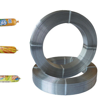 5.5kg/Roll Tingkat Tertinggi Klip Garis Aluminium Berkualitas Pangan Untuk Casing Sosej