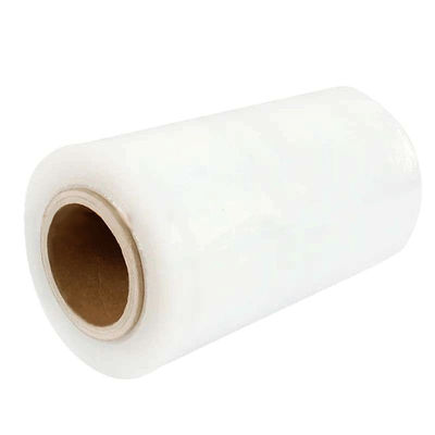 PVDC Film Promosi Transparan Cling Wrap Roll Kelembaban Proof Dengan Slide Cutter Dispenser