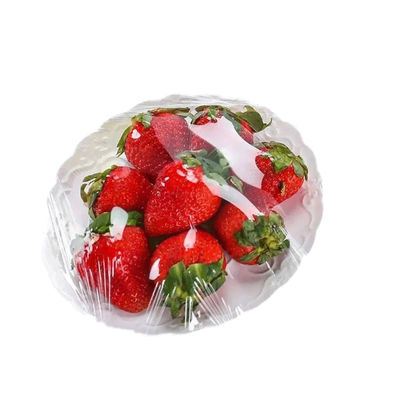 PVDC PVC PE Packing Plastic Wrap Roll Transparent PE Protective Food Cling Film Dengan Sliding Cutter