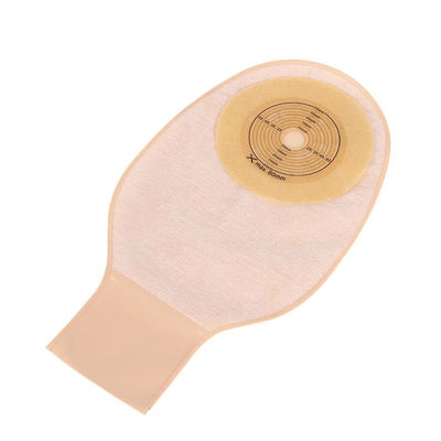 Kantong Ostomi Buka Kantong Clamp Penutupan Drainable 15-60mm Beige