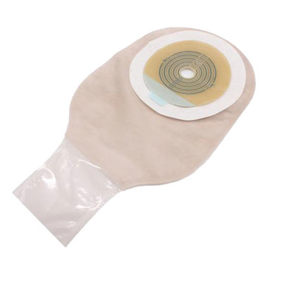Kantong Kolostomi Kantong Kolostomi yang ramah kulit Lining Non Woven dengan Clamp Closure