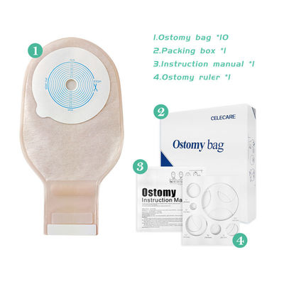 High Barrier Soft PVDC 1 Piece Colostomy Bag Ostomy Disposal Colostomy Bag Buka