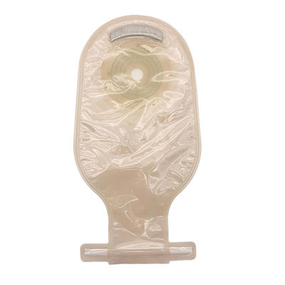 Medical One Piece Ostomy Bag Hydrocolloid Barrier Ukuran 60mm Colostomy Bag