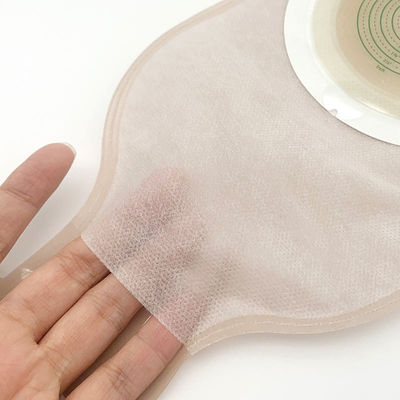 Medical One Piece Ostomy Bag Hydrocolloid Barrier Ukuran 60mm Colostomy Bag