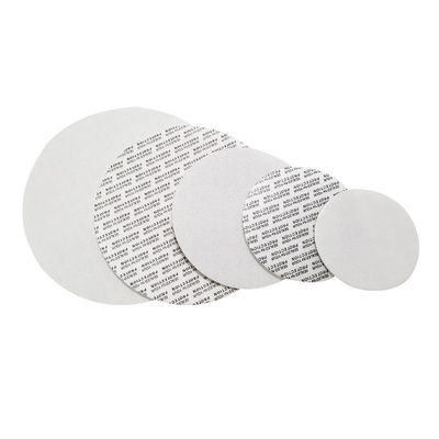 Adhesive Pressure Sensitive Cap Liner / PVDC Seal Liner Gasket Bentuk yang Disesuaikan