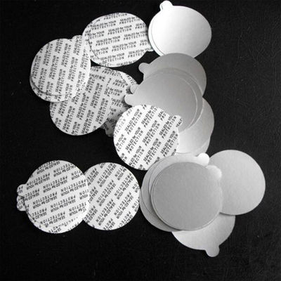 Die Cut Piece Induction Sealing Liner Untuk Botol Kaca Tutup Foil Aluminium
