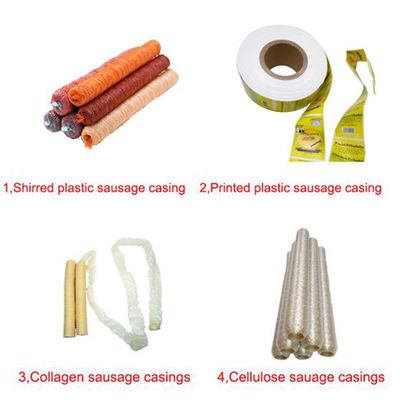 Kerangka sausage dengan film plastik yang dapat dicetak tahan suhu tinggi
