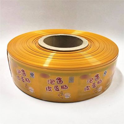 Makanan yang disesuaikan PVDC Plastik Casing Film Paket Sosis