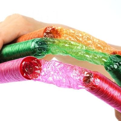 Warna selulosa plastik sausage casing Pvdc Untuk sausage