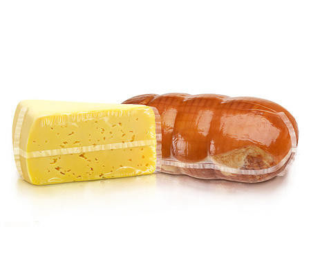Film pelindung sosis plastik dengan penghalang tinggi untuk daging ham PVDC PA PE Food Packing Film untuk sosis