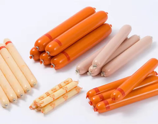 Pencetakan khusus Plastik Casing Polyamide Casing Ham sausage pemasok
