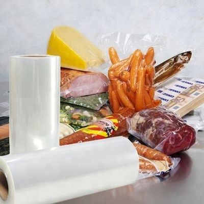 Plastik Makanan Paket vakum Penghalang PA / PE Co-extruded Multilayer Rolls Thermoforming Sosej Bahan kemasan