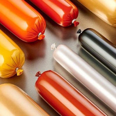 30-350mm Lebar datar PVDC Plastik Sosis Casing Film Tahan panas hingga 90C Untuk kemasan sosis