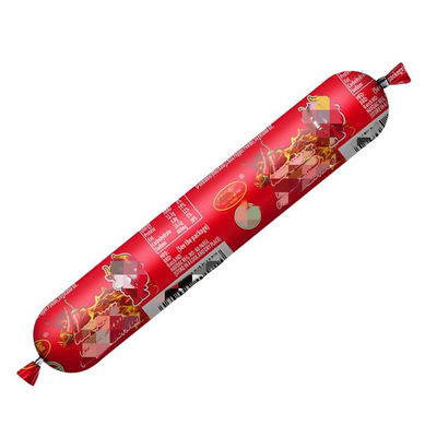 PVDC Plastic Professional Sausage Casing Film Tahan Panas Hingga 90C untuk Produksi Sosis