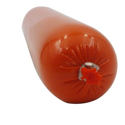 Ukuran yang Disetujui Kaliber 10-50mm PVDC Plastik Sosis Casing Film Kollagen Casing Untuk Sosis