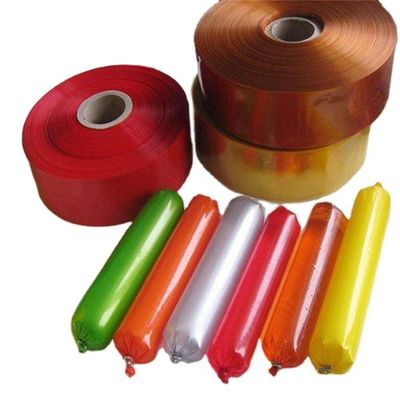 Collagen Casing Untuk Sosis PVDC Retort Sosis Casing Film dengan Logo Disesuaikan